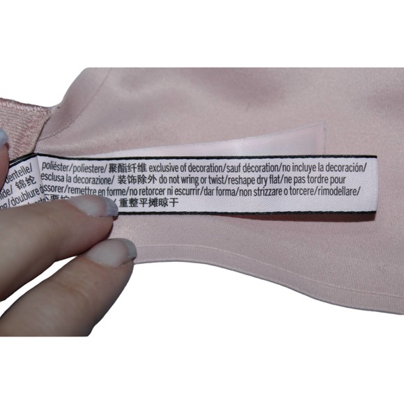 Women's Victoria's Secret Incredible by Victoria's Secret Light Pink Bra Sz 34DD - Picture 7 of 7